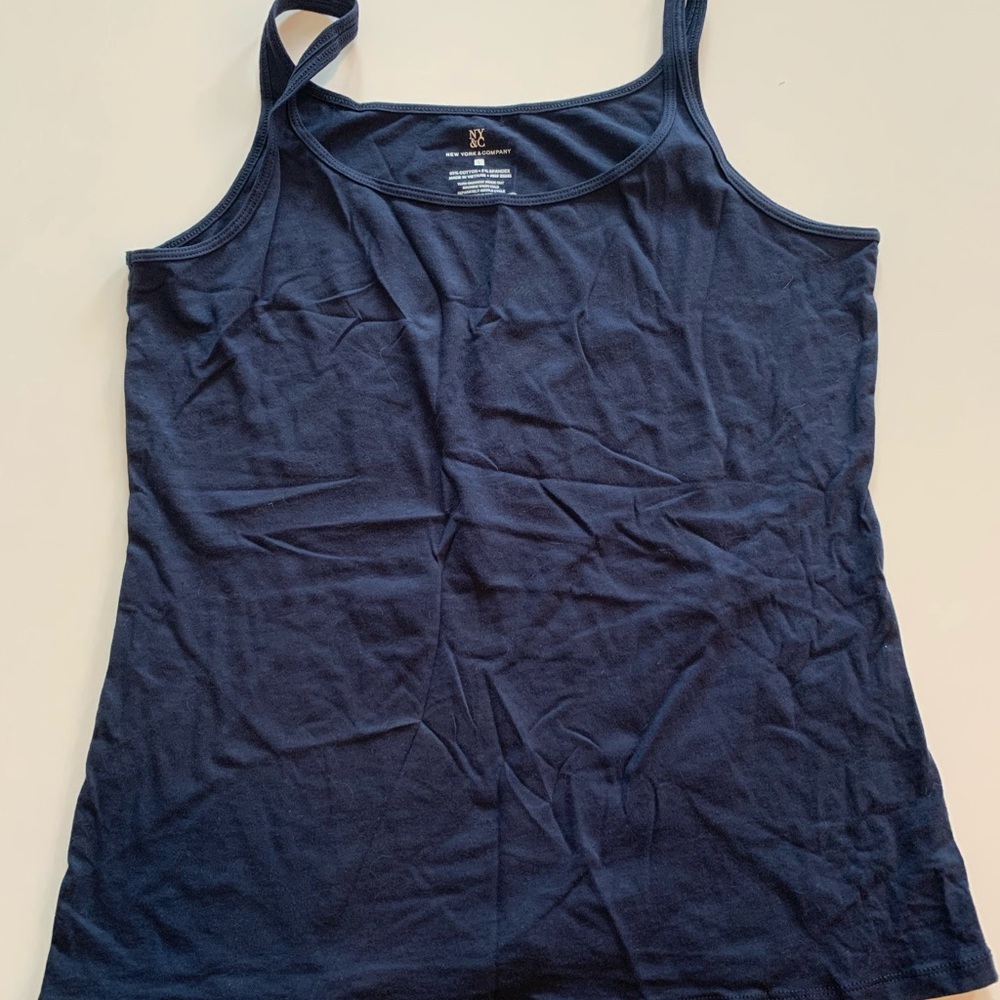 New York & Company Navy Tank